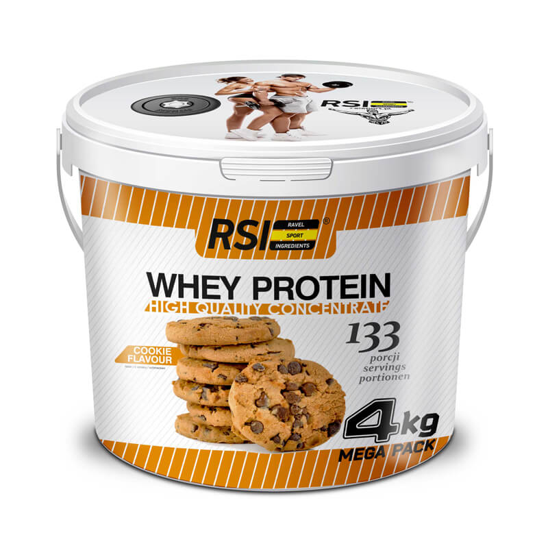 RSI Białko Whey Protein High Quality Concentrate Ciasteczkowy 4000g