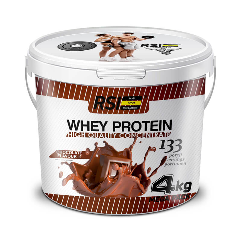 RSI Białko Whey Protein High Quality Concentrate Czekoladowy 4000g