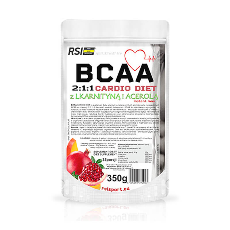 RSI BCAA 2-1-1 Cardio Diet Instant Max Naturalny 350g