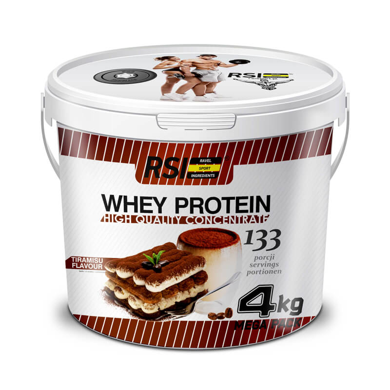 RSI Białko Whey Protein High Quality Concentrate Tiramisu 4000g